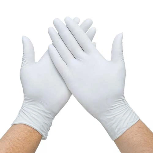 ლატექსის სამედიცინო ერთჯერადი ხელთათმანები S ტალკის გარეშე 200ც